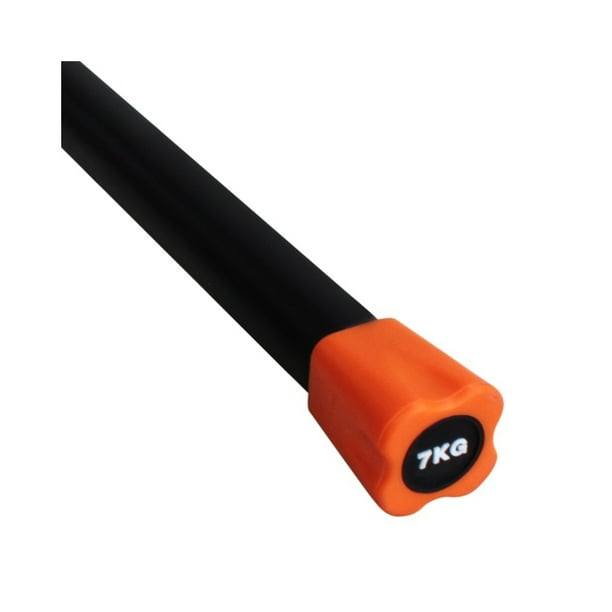 Barra de peso integrado MDFitness 7 kg para calentamiento Terapia física Aeróbicos y yoga
