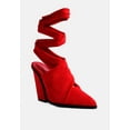 thumbnail image 2 of Mama Fav Lace Up Block Heel Mules, 2 of 8