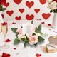 thumbnail image 4 of Corona De Velas De Plástico Con Rosas Simuladas Corona de rosas de seda rosa con candelabro para decoración de bodas y San Valentín (1 unidad) JASKFLY, 4 of 8