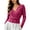 Hot Pink, variant on Womens Long Sleeve Tops Fall Knitted Sweaters Wrap V Neck Loose Fitted Dressy Blouses Pullover Sweater Shirt(Large,Sky Blue)