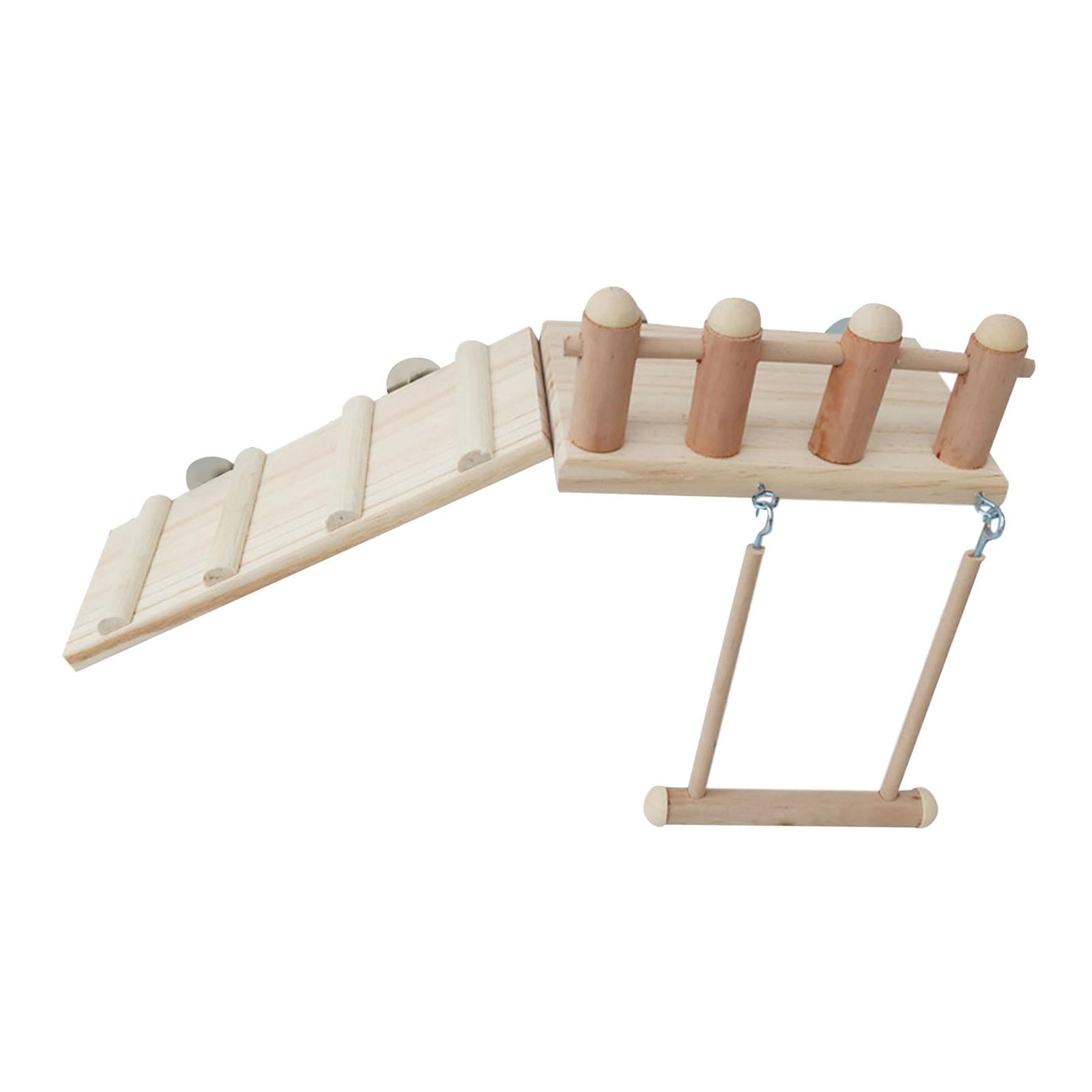 Bvdfgk Bird Perches Cage Toys Bird Wooden Play Gyms Stands Bird Cage Accessories Parrot
