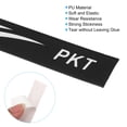thumbnail image 4 of Unique Bargains 9.8'x0.7' Badminton Racket Head PU Protector Sticker Racquet Guard Tape, Black/White 4 Pack, 4 of 6