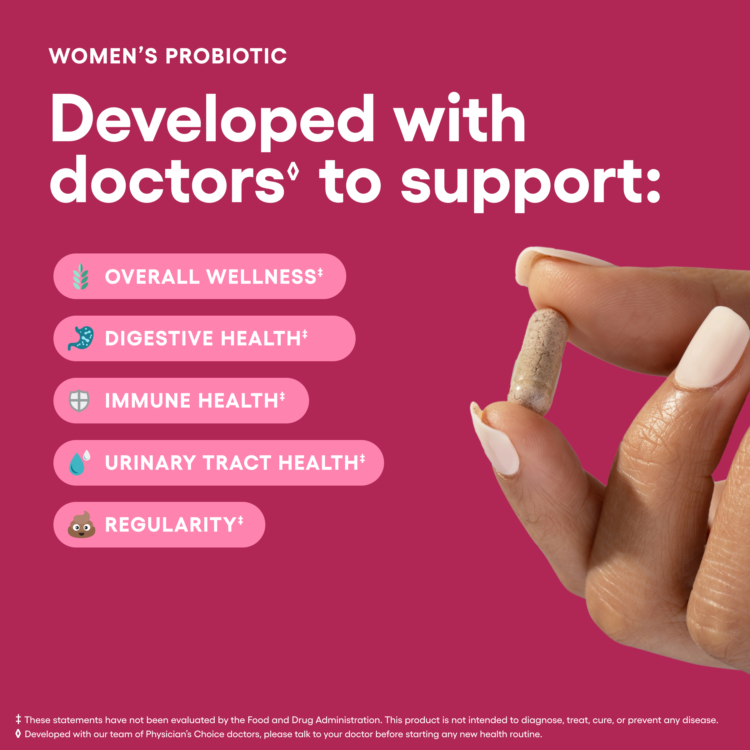 Physicians' Choice Women's Probiotic 50 Billion CFU, 30 Count photo 3