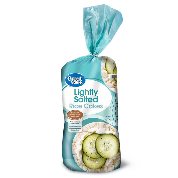 Great Value Rice Cakes, Lightly Salted, 4.13 oz