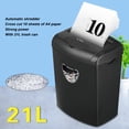thumbnail image 3 of Trituradora De Papel, Trituradora De Papel De Oficina Con Protección Contra Sobrecargas, Corte Transversal De 10 Hojas, 220 V A 240 V Para Empresas, 3 of 7