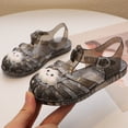 thumbnail image 7 of Abomasnow Boys and Girls Glitter Closed Toe Fisherman Sandals Adjustable Buckle Ankle Strap Waterproof Summer Water Shoes, 7 of 7