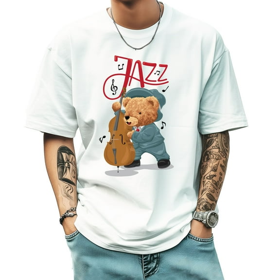 Graphic Tees for Men Summer New Print Casual Tee Fashion Trend Sports Shirt Select