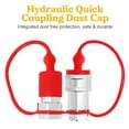 thumbnail image 4 of 2 Sets Hydraulic Hose Cap And Plug 3/8 Inch Hydraulic Quick Connect Cover, 4 of 5
