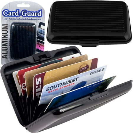 Aluminum Credit Card Wallet, RFID Blocking Case, (Best Aluminum Wallet Reviews)