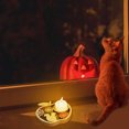 thumbnail image 3 of Halloween Wooden Candlestick Base for Festive Table Decoration - Atmosphere Enhancer for Home and Settings, 3 of 3