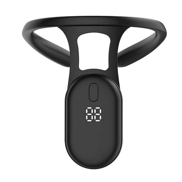 Recordatorio de entrenamiento de postura Soidarity con microvibración negro