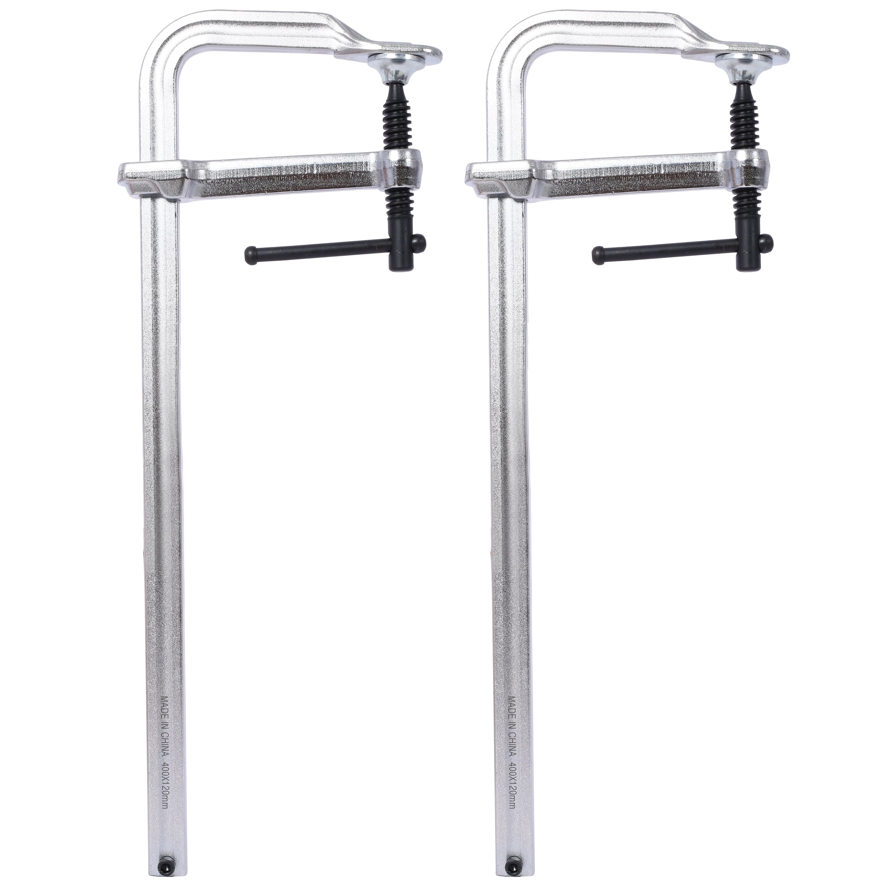 55-Inch Wood Workbench - Wooden Workbench for Garage Workshop and Home, with Bar Clamps Set 16 inch x 4-3/4 inch Throat,Pack of 2,