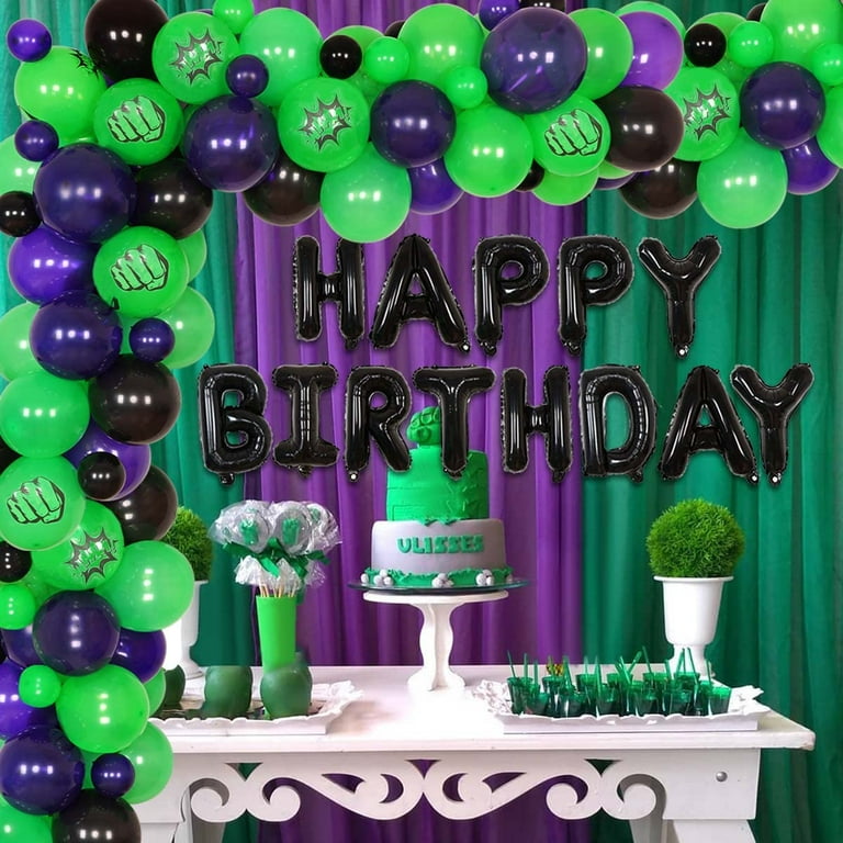 Dark Green Party Decorations