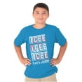 thumbnail image 5 of Officially Icee Logo Lets Chill Crewneck T Shirts Boy Girl Teen Brisco Brands L, 5 of 6