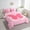 Pink, variant on Erosebridal Chic Butterfly Bedding Twin Size, Pink Comforter Sets with Sheets, Aesthetic Duvet Set, Microfiber Bedroom Decorative, Reversible 7-Piece