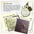 thumbnail image 5 of Bouquet Charm On Your Wedding Day Mom Dad Memorial Bridal Memorial Custom Photo Frame, 5 of 9
