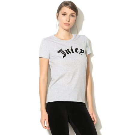 Juicy Couture Women T-shirts - JUICY COUTURE BLACK LABEL Women's Classic Tee, Heather Grey