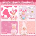 thumbnail image 3 of Minimuñecos Hanaive Lovely Style con ropa de animales de 11 cm, 3 of 6