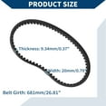 thumbnail image 4 of Correa de transmisión V para Go Kart Unique Bargains para motores KT196 Go-Kart 196cc 6.5 Hp 30 Series Clutch Parts Go Kart, 4 of 7