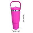 thumbnail image 2 of Stanley Quencher H2.0 Tazas de acero inoxidable aisladas al vacío para agua, té helado o café 30oz, 2 of 5