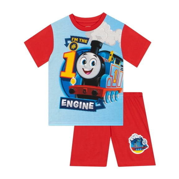 Thomas & Friends Boys Short Pajamas Red Sizes 2T-8