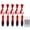 Red, variant on SEIWEI 5 Set Wide Body Ballpoint Pens Heavy Weighted Fat Pens with Extra Black Ink Refills and Lanyard (Black)