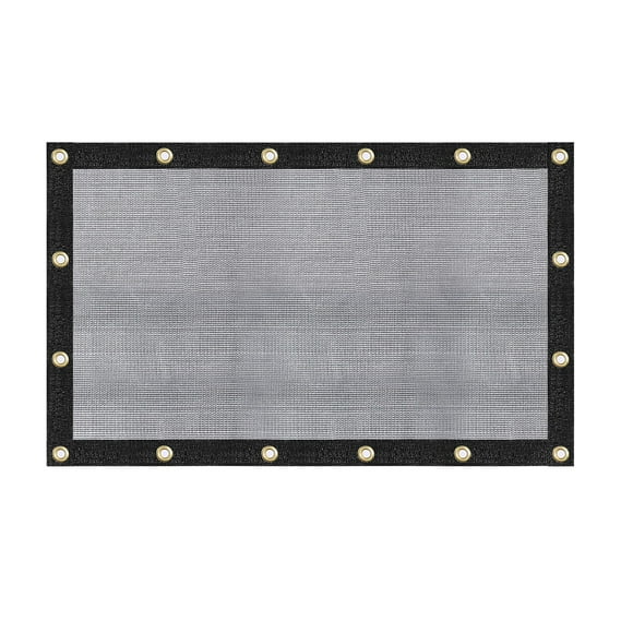 Tarp WindscreenSupplyCo, 2 m x 3 m, 60-70%, malla de sombra negra