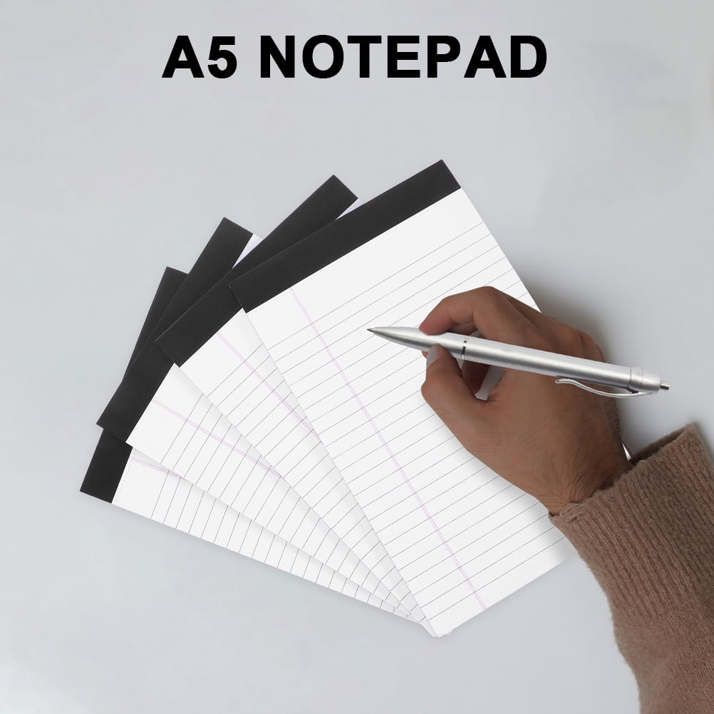 Worgeous 8Pcs Multi-use Notebook Tearable Memo Pad Convenient Legal Pad Lined Memo Pad A5 Legal Notepad