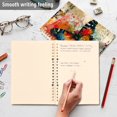 thumbnail image 5 of Abstract Butterfly Paper Ring Binder Notebook Journey Note Diary College Ruled Spiral Notebook Study Loose Leaf Paper A5 60 Pages, 5 of 8