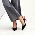 thumbnail image 7 of DREAM PAIRS Women's Slingback Closed Pointed Toe Kitten Heels High Stiletto D'Orsay Dress Shoes Wedding Work Comfortable Pumps, 7 of 7