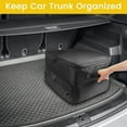 thumbnail image 7 of 2 Layer Golf Trunk Organizer, Waterproof Car Golf Locker with Separate Ventilated Compartment for 2 Pair Shoes, Durable Golf Trunk Storage for Balls, Tees, Clothes, Gloves, Accessories, Golf Gifts, 7 of 7