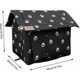 thumbnail image 5 of Casa para gatos de invierno: refugio cálido para gatos, cama para gatos resistente a la intemperie con cortina de puerta, casa impermeable y resistente al viento para gatos y perros pequeños, 5 of 5