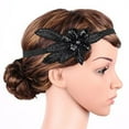 thumbnail image 4 of Serre-Tête Perlé Rétro Bandeau Années 20 Great Fascinator, 4 of 8