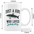 thumbnail image 5 of kunlisa Just A Girl Who Loves Frogs Ceramic Mug-11oz Coffee Milk Tea Mug Cup, Cute Cartoon Green Frog Mug Cup,Hippo Lovers Gifts,Teens Girls Gifts, 5 of 5