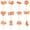 Orange, variant on FXMLRLK 12Pcs Graduation Cupcake Toppers Congrats Grad Class of 2026 Graduation Cupcake Picks Toppers Diploma Supplies for Party Decorations, Orange