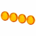 thumbnail image 2 of Motorcycle Turn Signal Cover, 4pcs Turn Signal Lens Panel Abrasion Resistant  For Motorbike Accessories Yellow, 2 of 8
