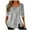 Gray, variant on Lindreshi Long Sleeve Shirts for Women Summer Tops for Women Women's Fashion Casual Solid Color Square Neck Pullover Long Sleeve Lace Splicing Top