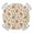 Coral Green Beige, variant on Texas Star Vintage Round Tablecloth for 45-54 Inch Tables, Fitted Table Cover with Elastic Edge, Berry Dark Brown Wooden Waterproof Outdoor Table Cloth Protector for Patio Garden Dinner Picnic