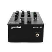 Gemini Sound MXR-01BT Gemini Audio Equipment MXR-01BT 2-Channel Professional Mixers Bluetooth Input DJ Gift