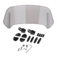 thumbnail image 4 of Motorcycle Windshield Extension Adjustable Clip on Sturdy Accessories Upgraded Heightened Windscreen Spoiler for Motorcycle large gray, 4 of 8