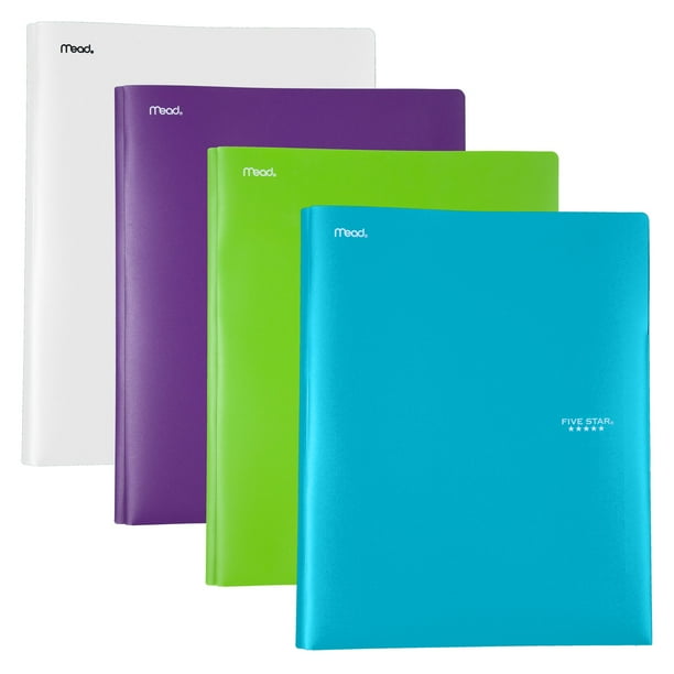 Five Star Pocket and Prong Plastic Folder School Folders Walmart