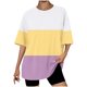 thumbnail image 1 of Camiseta Corta con Cuello Redondo Y Gota Del Hombro para las Mujeres, 1 of 4