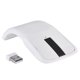 thumbnail image 1 of Ratón inalámbrico plegable con USB, miniratón plano de 2,4 GHz, arco táctil, receptor USB para PC, portátil, TV [blanco], 1 of 3