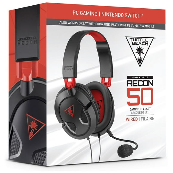 TURTLE BEACH® RECON 50 Gaming Headset for PC and Mac