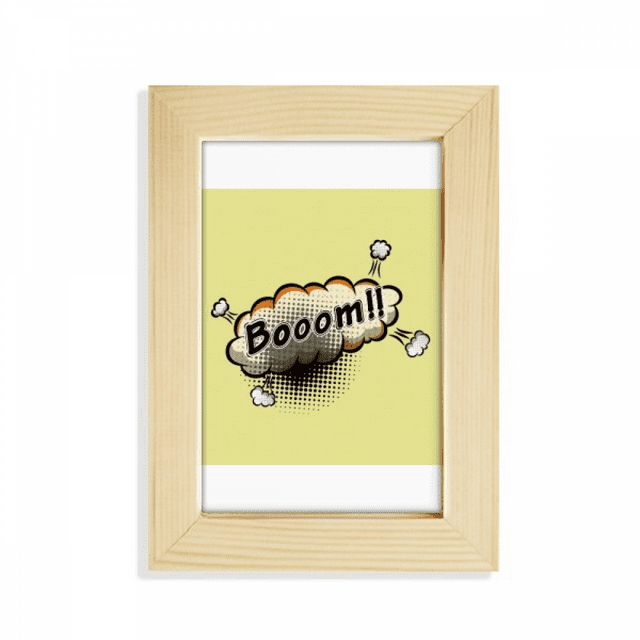 Boom Clouds Gas Art Deco Fashion Desktop Display Photo Frame Picture Art Painting 5x7 inch
