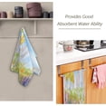 thumbnail image 2 of Coolnut Easter Cute Unicorn Hand Towels 2 PCS, Spring Grass Flower Kitchen Towel Ultra Soft and Highly Absorbent,Decorative Fingertip Face Towel for Bathroom Hotel, 28.3"x14.4", 2 of 5