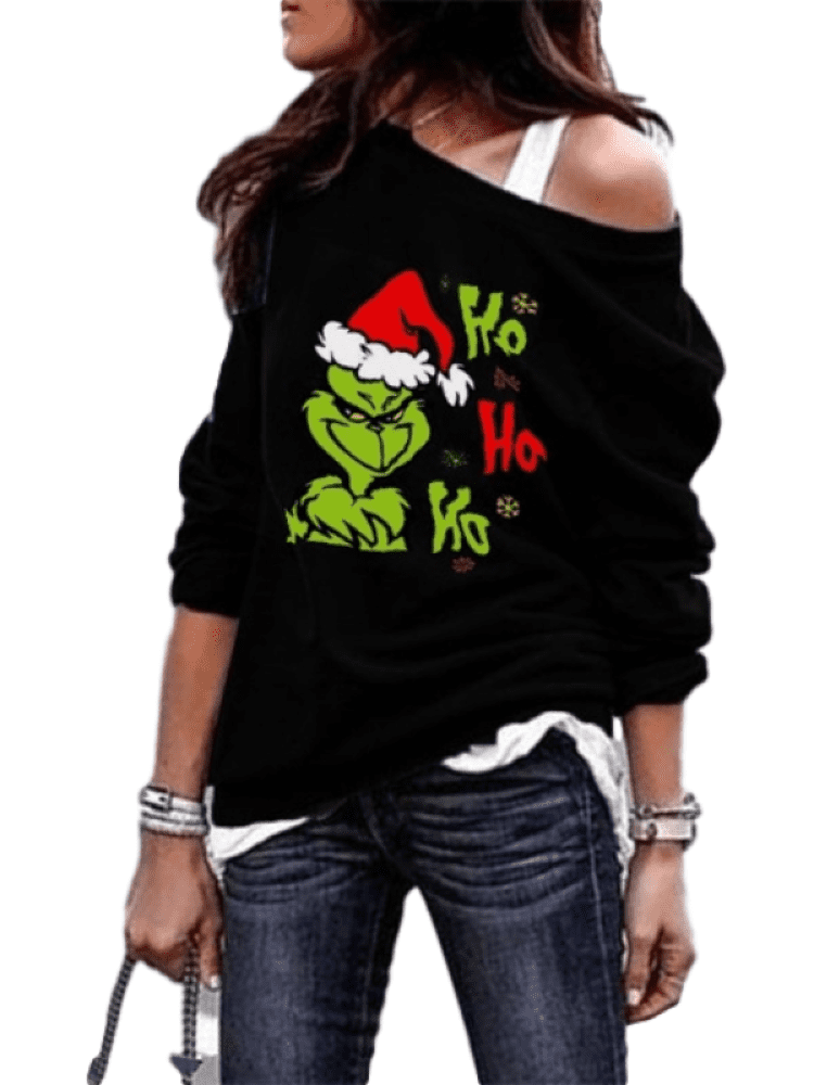 Funny Xmas Shirt Graphic Blouses Tops 
