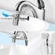 thumbnail image 5 of Juego de cabezal de ducha para lavabo de baño, ducha de mano para baño, manguera telescópica de 2 m, perfecto para lavar el cabello o limpiar el fregadero (plateado) Sincero Electrónica, 5 of 5