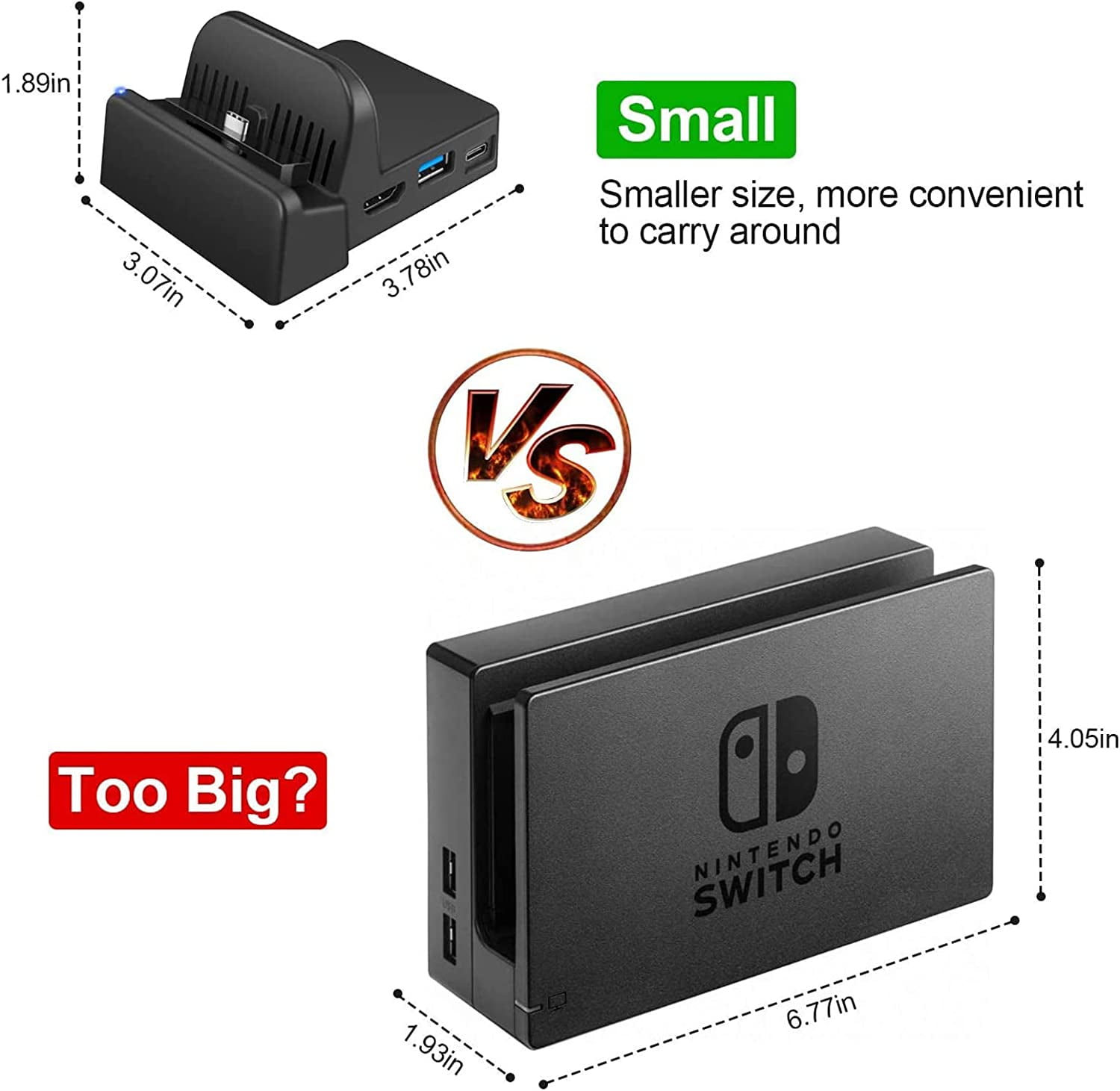 Nintendo switch best sale docking station replacement