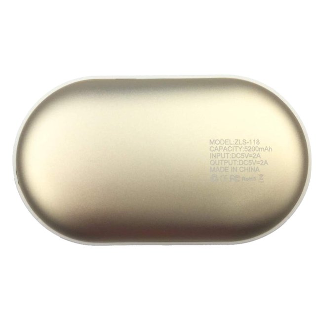 Calentador de manos recargable ThreeLeaf de 5200 mAh, electrónico, portátil, de calentamiento instantáneo